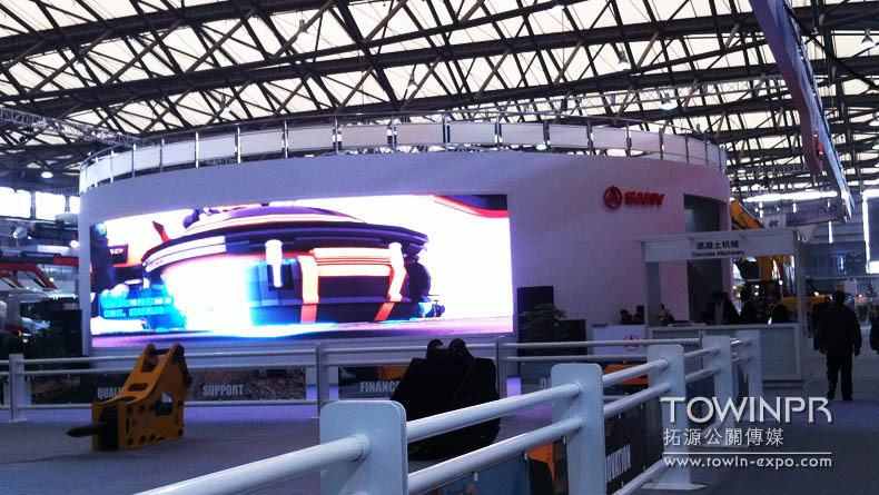 2012三一重機上海寶馬展展館設計