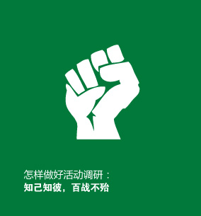 怎樣做好活動(dòng)調(diào)研：知己知彼，百戰(zhàn)不殆