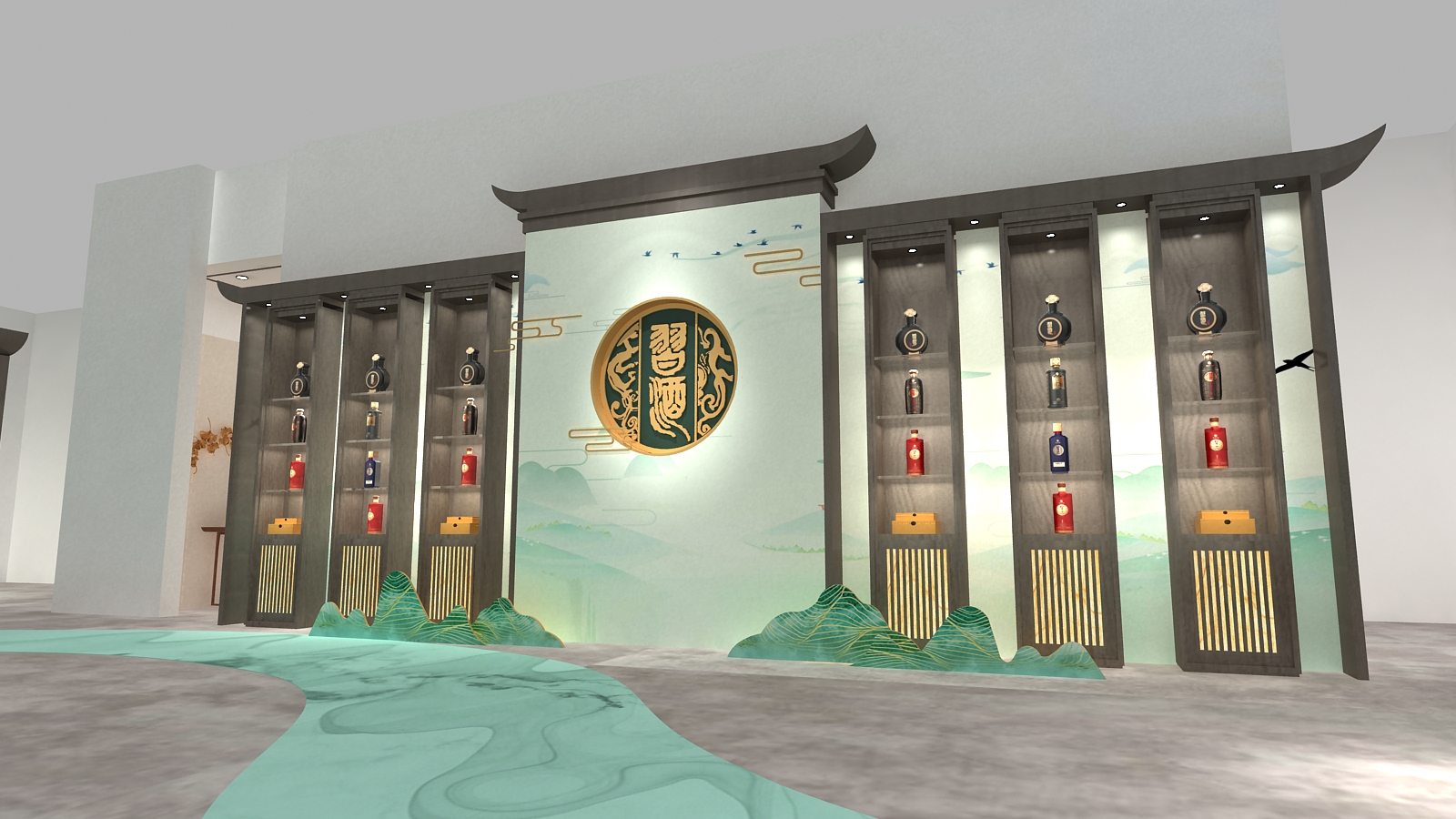 習酒蘊藏天下展位